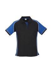 Women's Nitro Polo - Black/Royal/White 