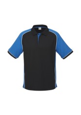 Men's Nitro Polo - Black/Royal/White 