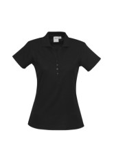 Women's Crew Polo - Black 